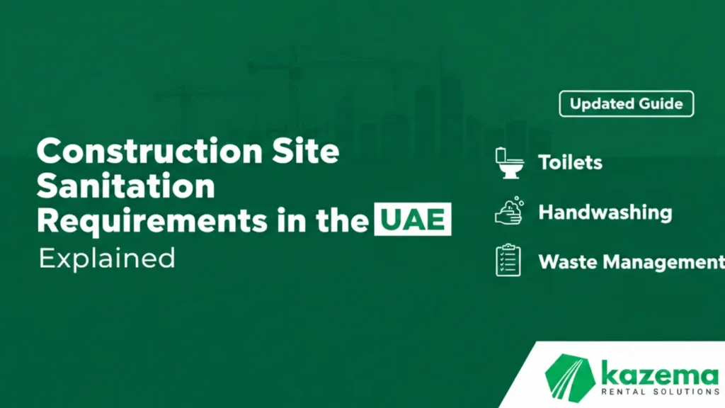 construction site sanitation requirements in the UAE